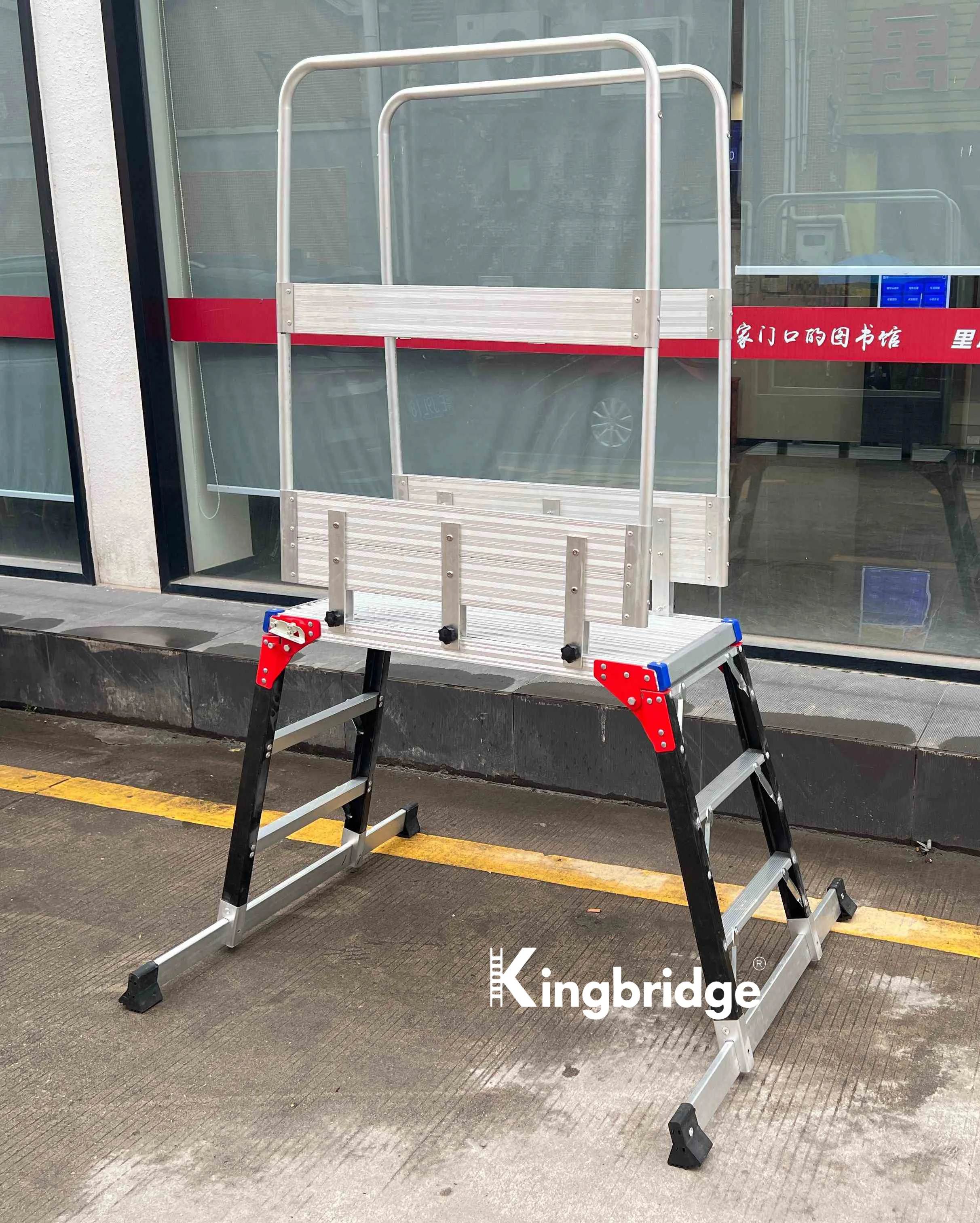Ladder Vehicle Washing Industrial Design 1230mm Car Washing Work Platform Ladder