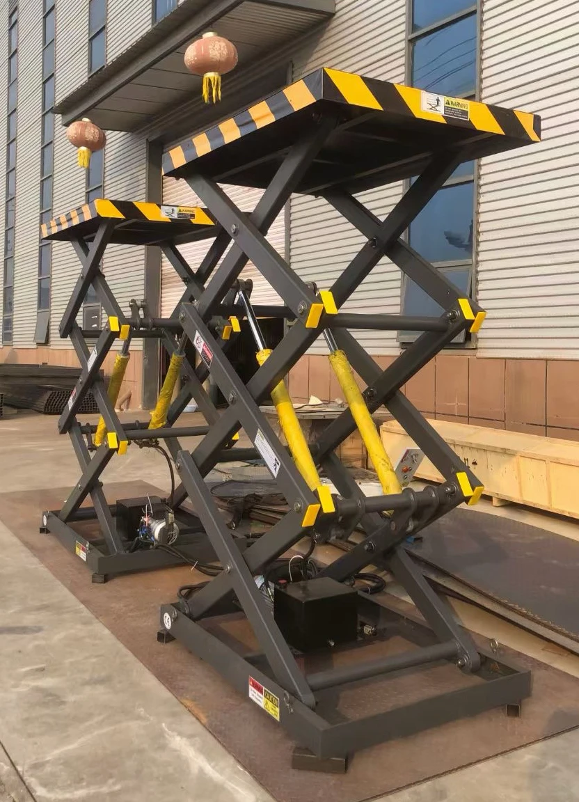 Heavy Duty Automatic Fixed Vertical Hydraulic Scissor Lift Platform ...