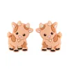 Goat Focal bead Peach SA164