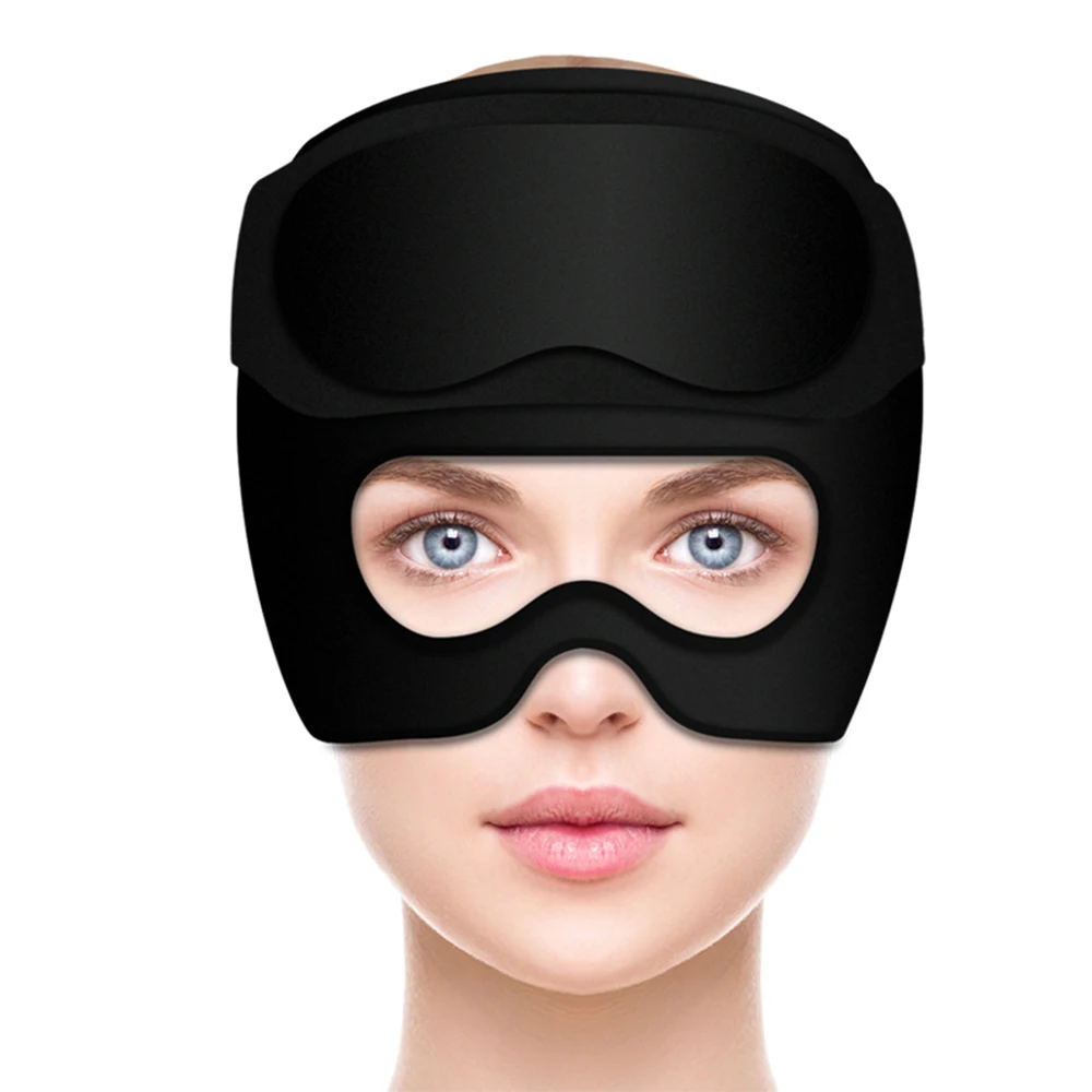 Migraine Relief Cap Hangover Hat Cold Migraine Cap Visible Eye Migraine  Mask Design Gel Ice Cap 360 Fit Gift for Headache Relief