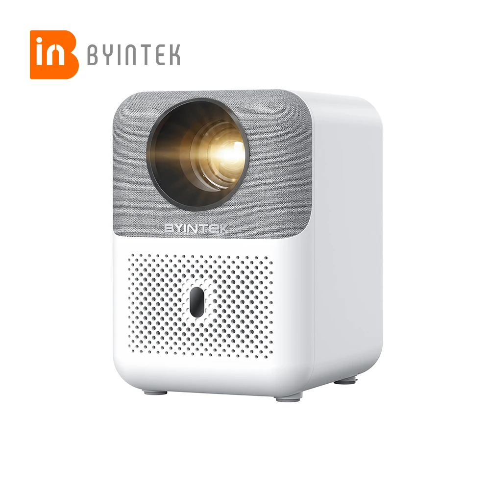 BYINTEK Cheap Price Projector U4 LCD 1920*1080 3D Mini Projector 260 ANSI Lumens Home Portable Projector With Fabric Art Design