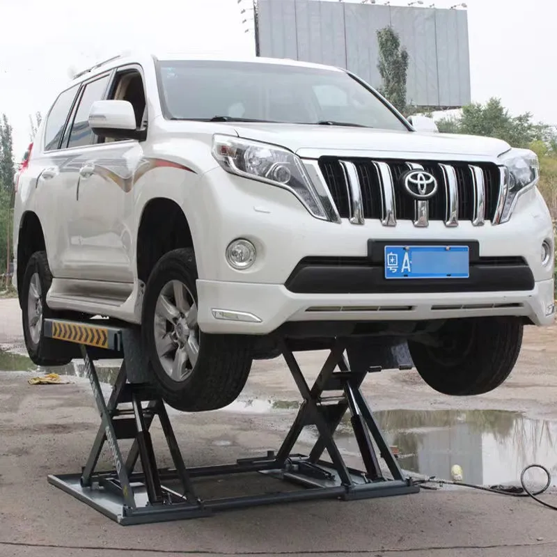 4000kg Expprted German Industrial Midposition Scissor Lifter Double Cylinder Scissor Lifter