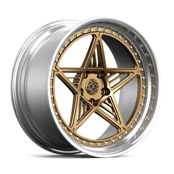 Custom Luxury 2pcs Forged Deep Dish Wheels Five Spoke Design 40mm ET 25mm ET for BMW for Land Rover Porche for 911 for Ferrari