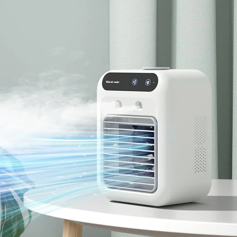 Portable Air Cooler Fan Water Air Cooler Portable USB Air Circulating Tower Fan  for Home Office