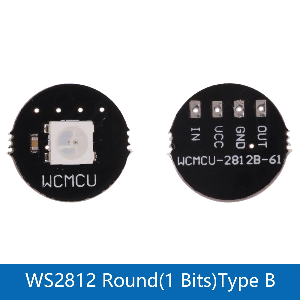 5V 1ビット3 4ビット7 8ビット9 12ビット16ビット24ビット32ビット64ビットWS2812 5050 RGB LEDリングランプライト  + 統合ドライバーArduino Diy