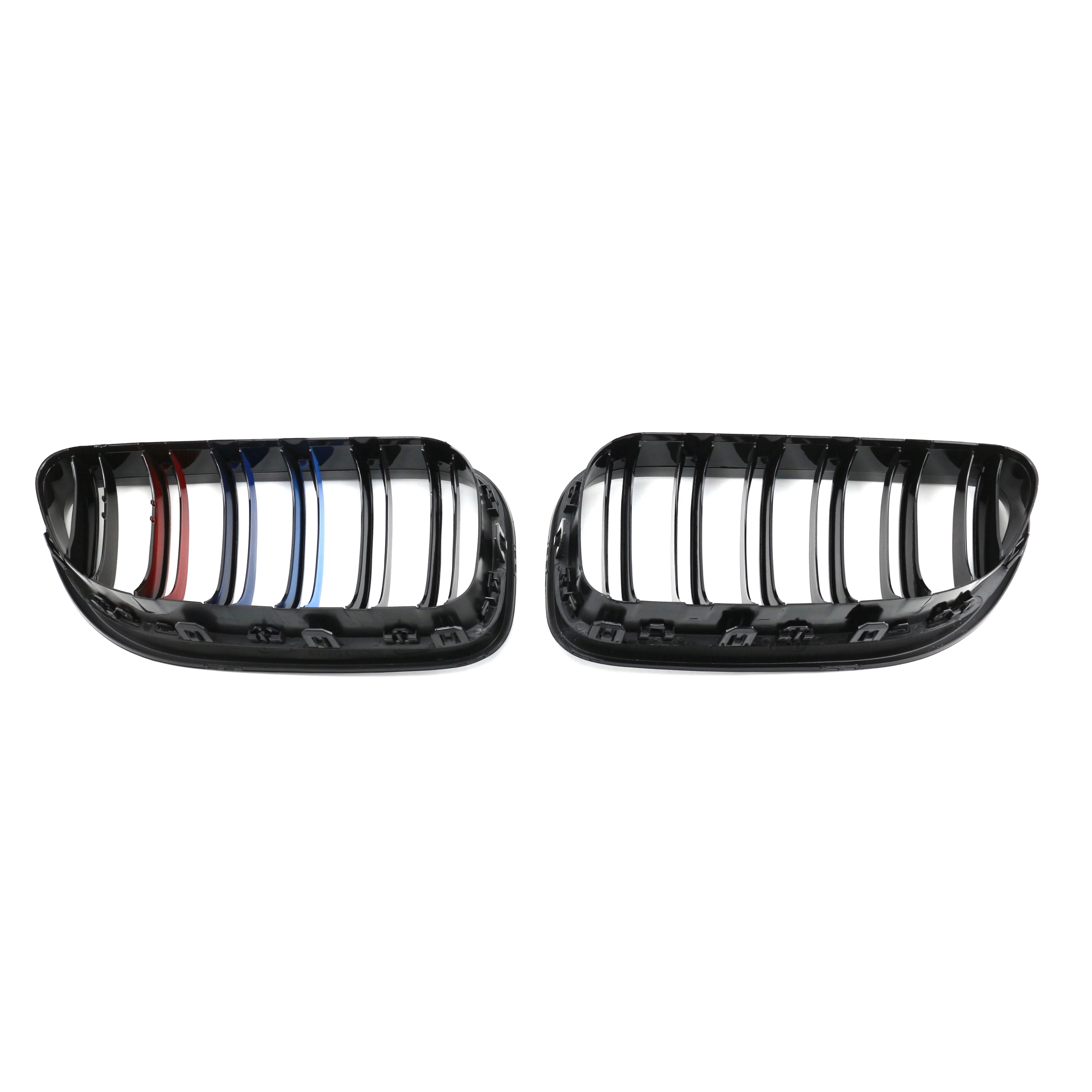 product tiypeor car carbon fiber f06 double line abs car gloss black front kidney grille car grille for bmw 6 series 2012 2016 year-10