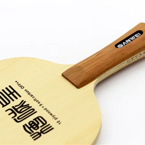 SANWEI  EVEN 10wood 9 carbon layer  table tennis paddle /table tennis blade 