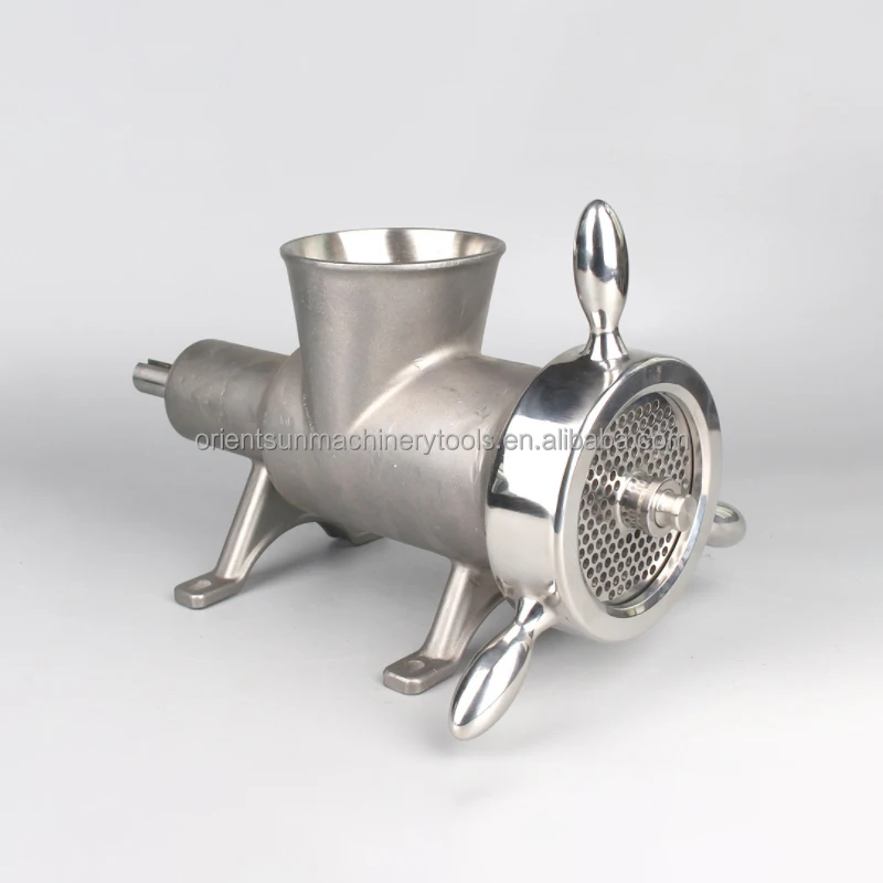 b>TC32 Meat Grinder Attachment - Cast Iron</b> - 8mm Stainless Steel Plate