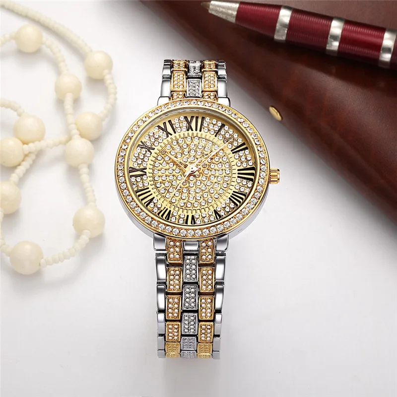 BELBI Luxury Diamond Quartz Watch for Women - Stainless  display picture 2
