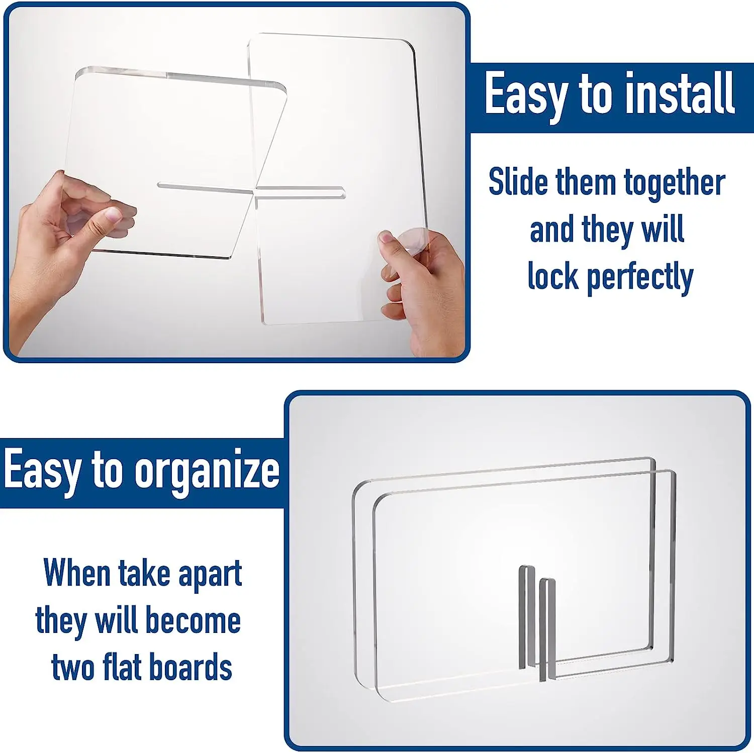 Прозрачный акриловый держатель для книг 2 шт. подставка чтения открытых и закрытых журналов учебников 6