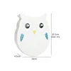 White owl dinner plate