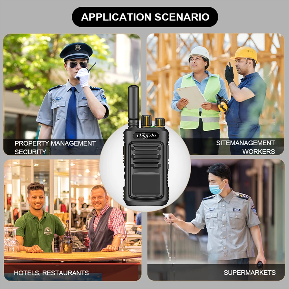 Chierda High Power 5w CD11 Long Range 7km Radio Two Antennas Optional Walkie Talkies with CE