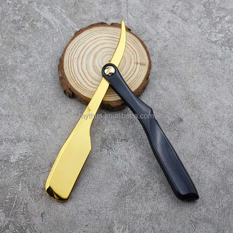 Electroplating Single Blade Razor - Manual Barber Shaving Knife