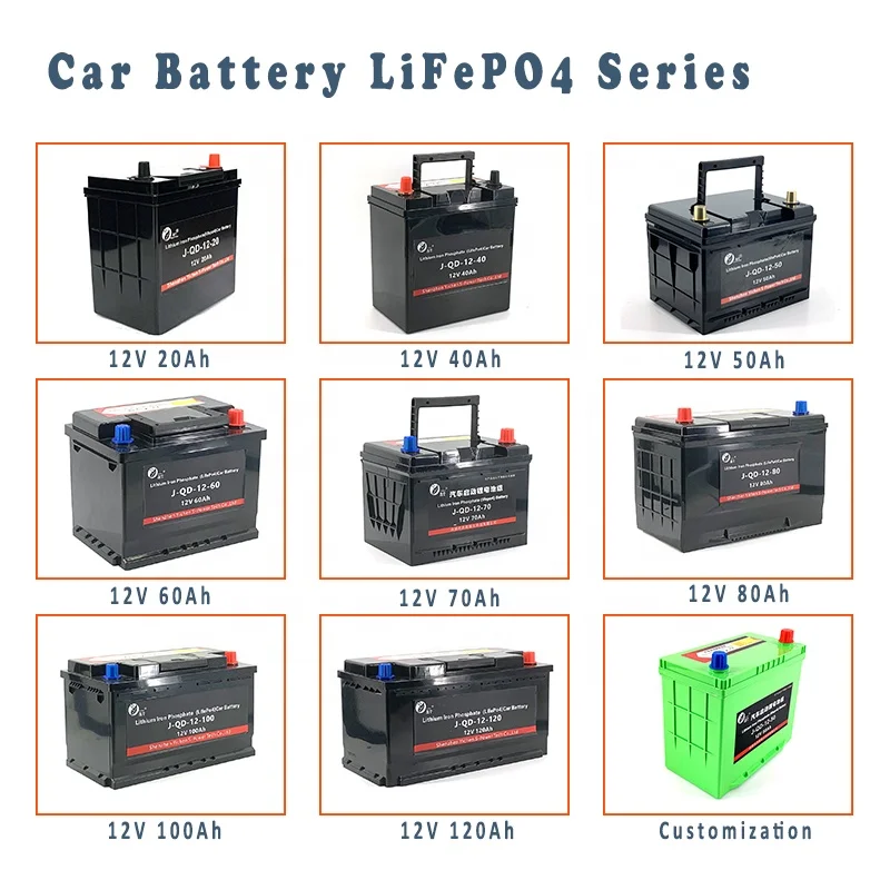 LiFePO4 Cranking Battery 12V 70Ah, Lithium Car Battery, Factory