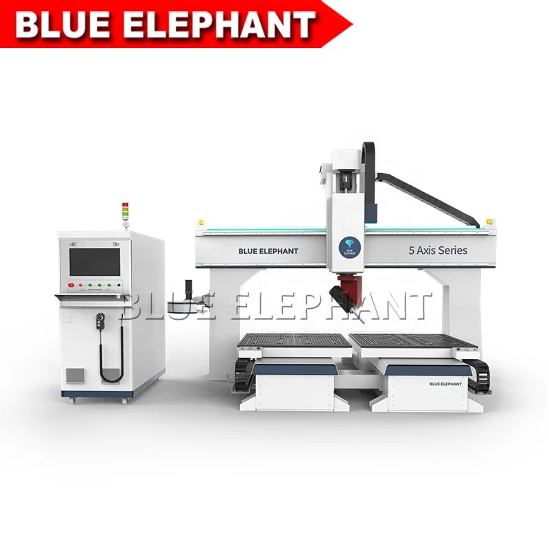 5 Axis Cnc Stone Carving Milling Machine 5 Ejes Cnc Router for Wood