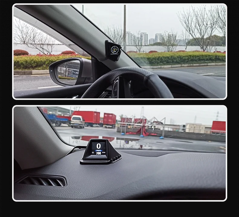 VJOY Updates Hud Obd2 Gps Smart Gauge Head up Display ACE S1 Turbine Pressure Car Dashboard Computer Diagnostic Black 12 Vjoycar