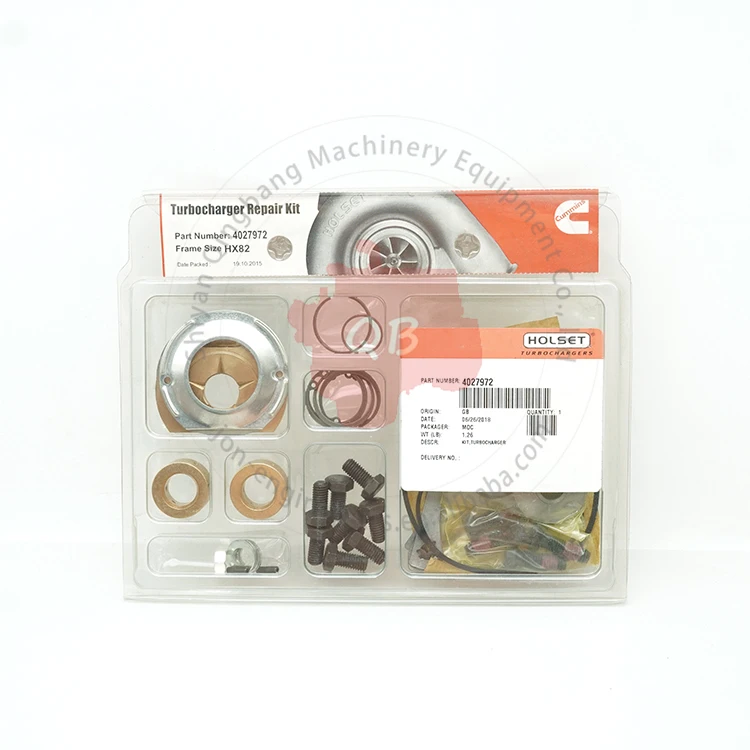 Machinery Engine Parts Cummins 4027972 HX82 Turbocharger Repair 