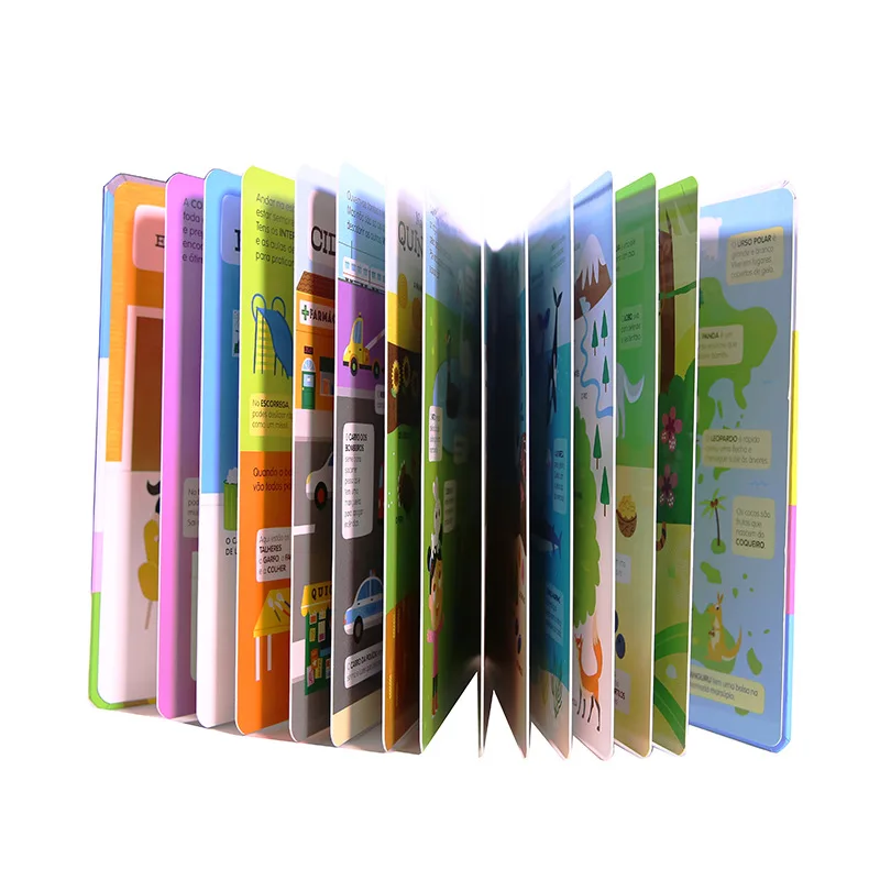 
Лидер продаж в Великобритании детская картонная печатная книга с индивидуальным принтом 