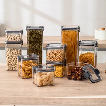 Wholesale High Quality Cereal Storage Bottle & Jars Set Airtight Food Storage Containers