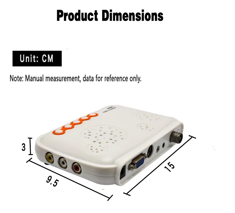 Upgrade Cheap External Analog  Tuner Box Tv Box