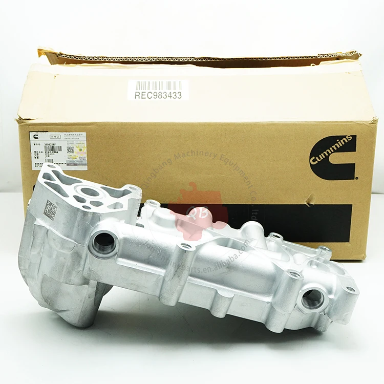 ISG Dongfeng Cummins Oil Filter Cooler Housing 5536733 5486640 