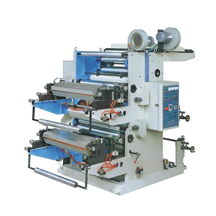 Cellophane Bag High Speed Two Colours Flexographic Printing Machine