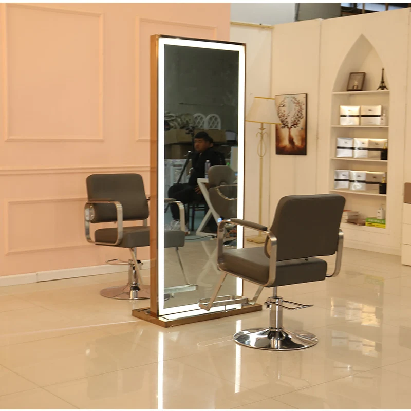 Espejo mobiliario moderno salón de belleza Peluquería Salón de la estación  espejo - China Salón del Hotel LED espejo, espejo