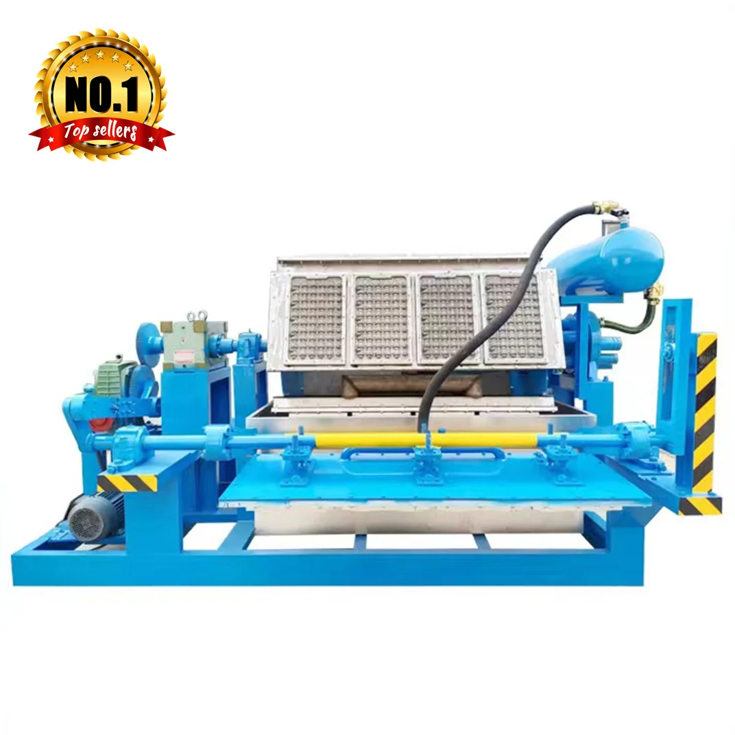 High Efficiency Small Paper Recycling Machine Egg Tray Automatic Egg Tray Machine With Hot Press Machine