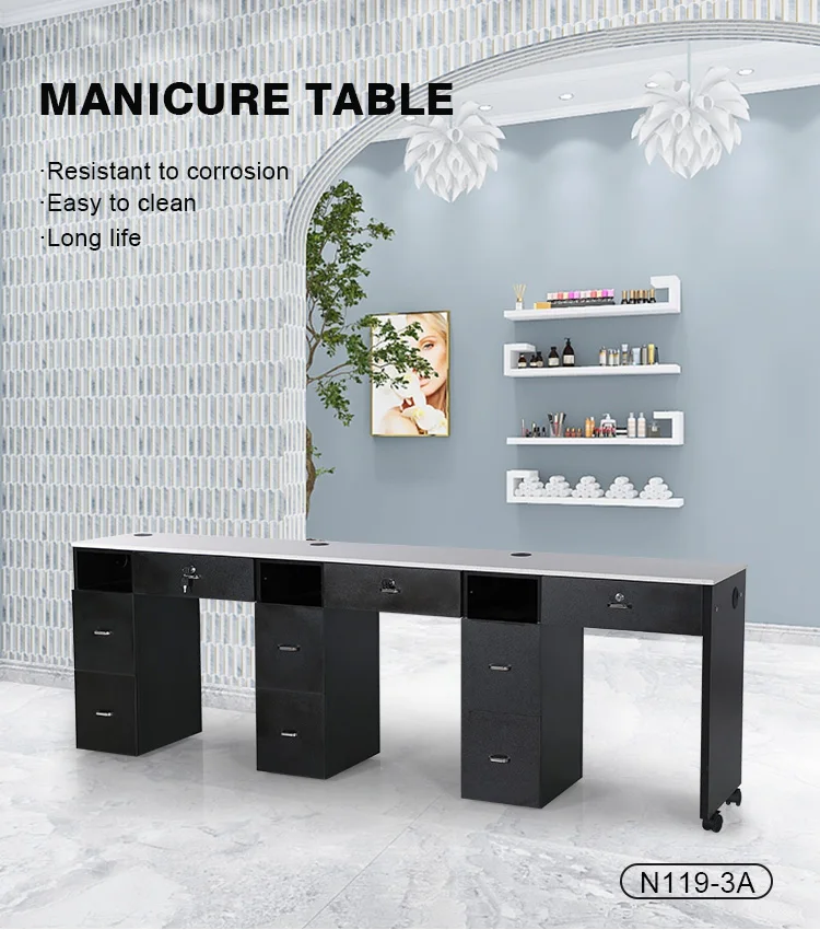 Cheap Modern Luxury Beauty Salon Furniture Quartz Top High Gross Spa