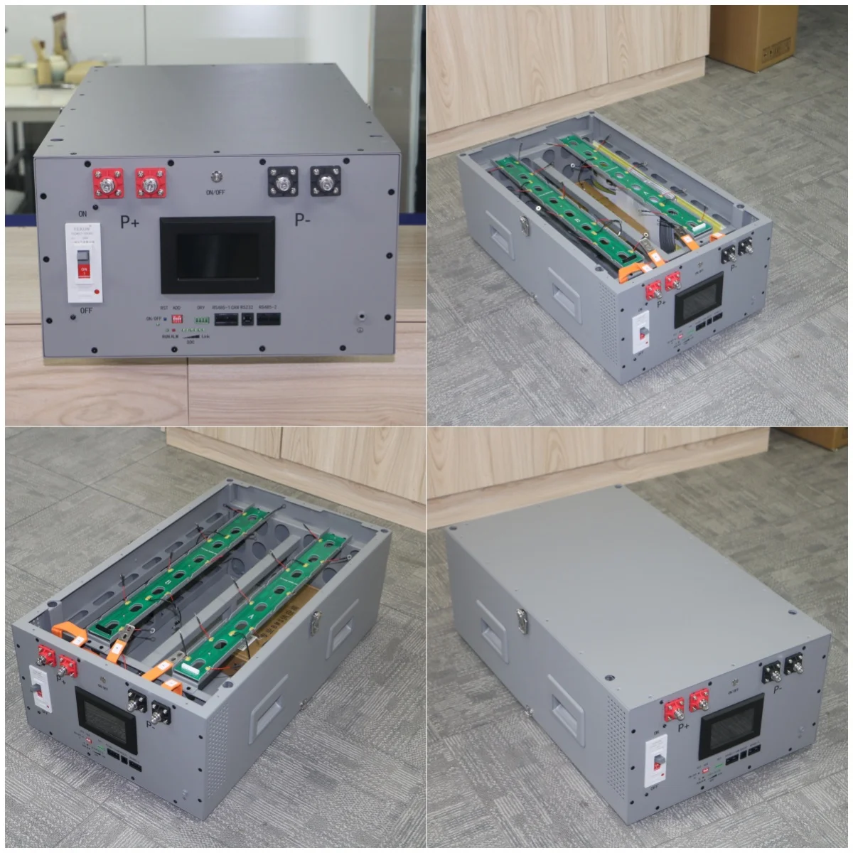 YIXIANG Prismatic LiFePO4 Battery Box 48V 280Ah 306Ah 314Ah Metal Case With JK Bms for Battery Battery Boxes Racks
