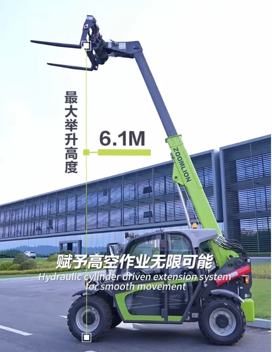 Zoomlion ZTH2506R - 2.5-Ton Loader with Elevated Work Capability