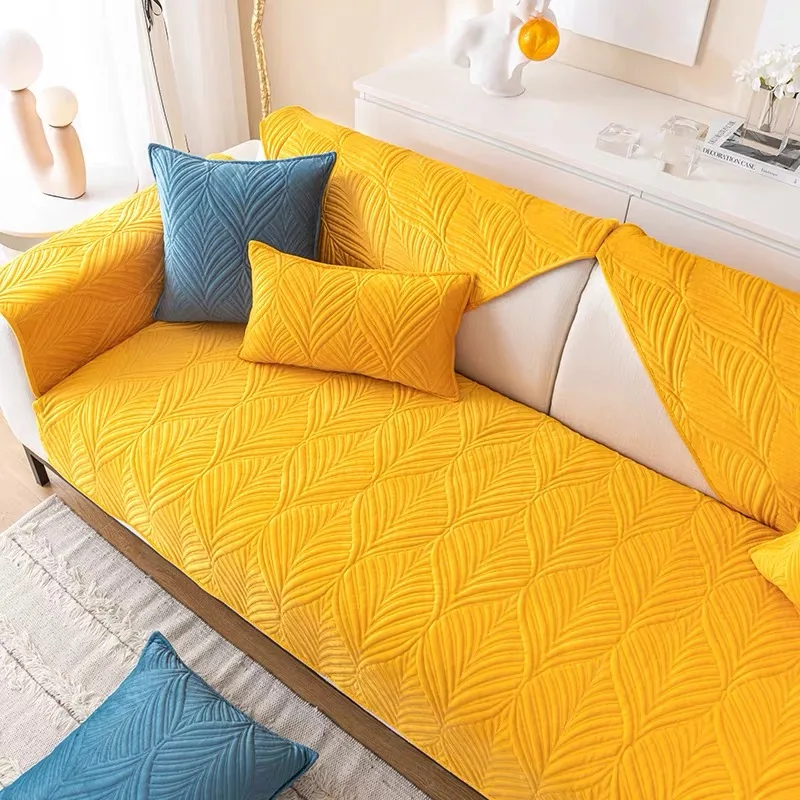 Лидер продаж Эластичный стеганый чехол для дивана нескользящий
