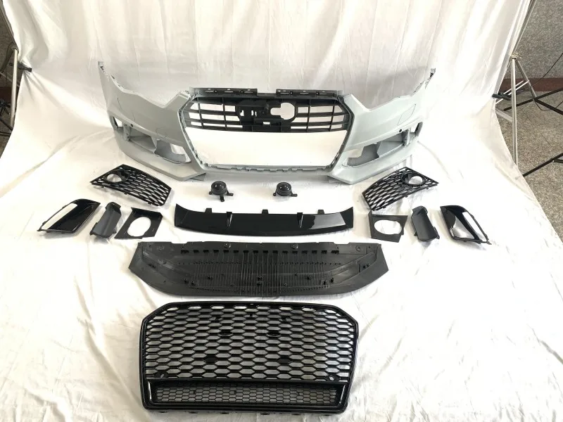 High Quality A6 Rs6 Front Body Kit For Audi A6 Front Bumper 2016 2017