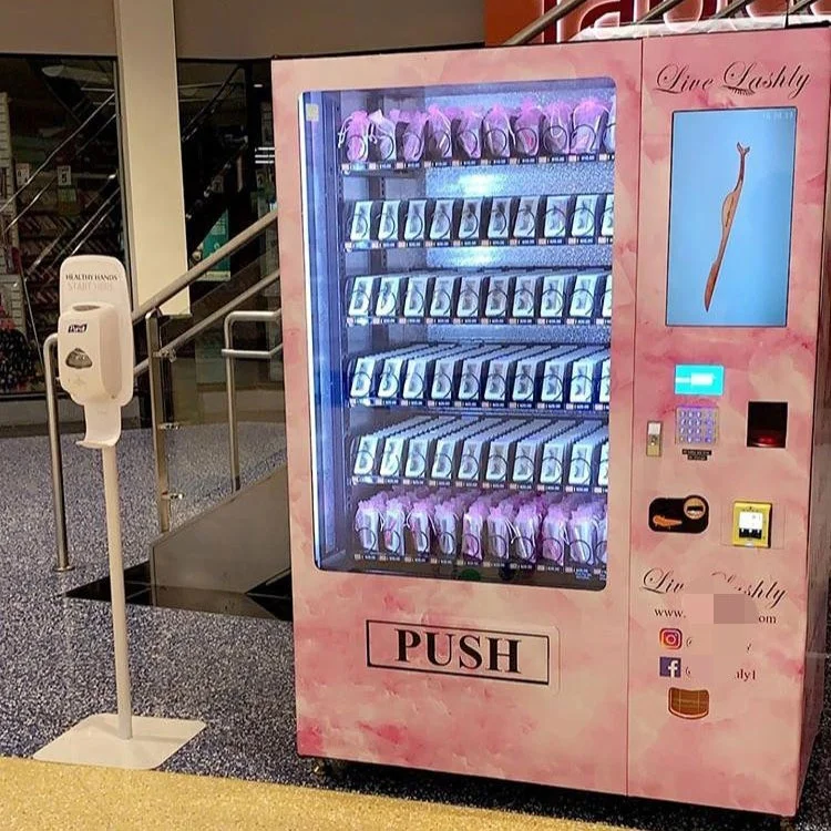 Top sale custom design pink lash hair beauty vending machine