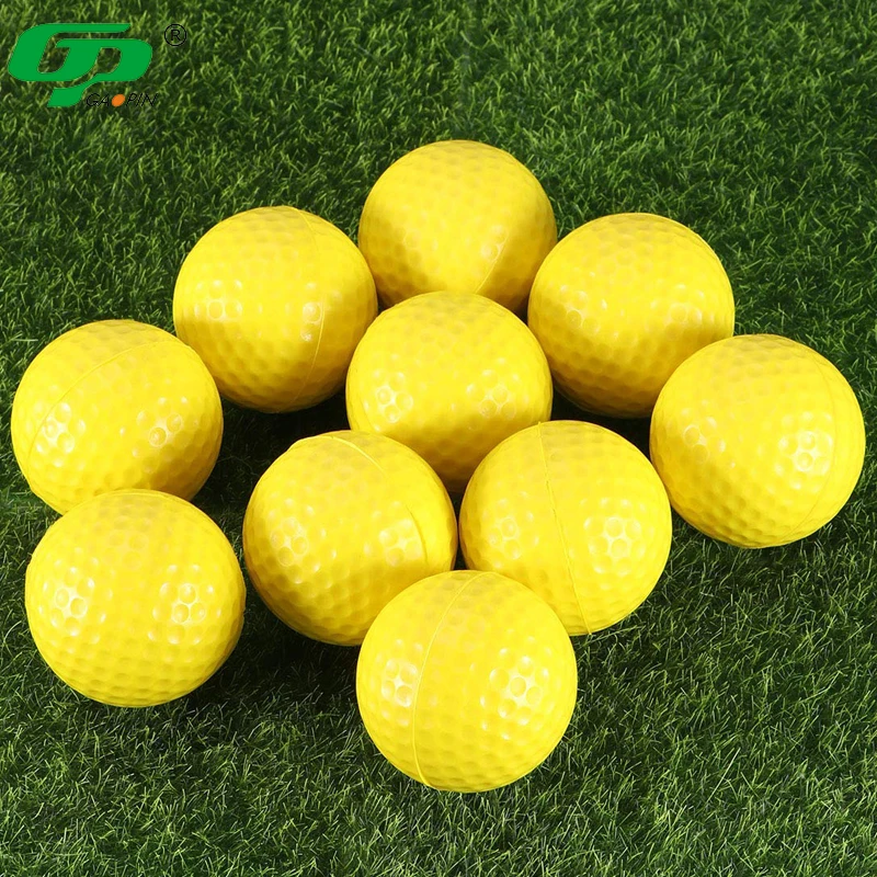 High Quality Pu Foam Golf Ball Stress Ball Training Balls Foam Soft Elastic For Indoor Outdoor