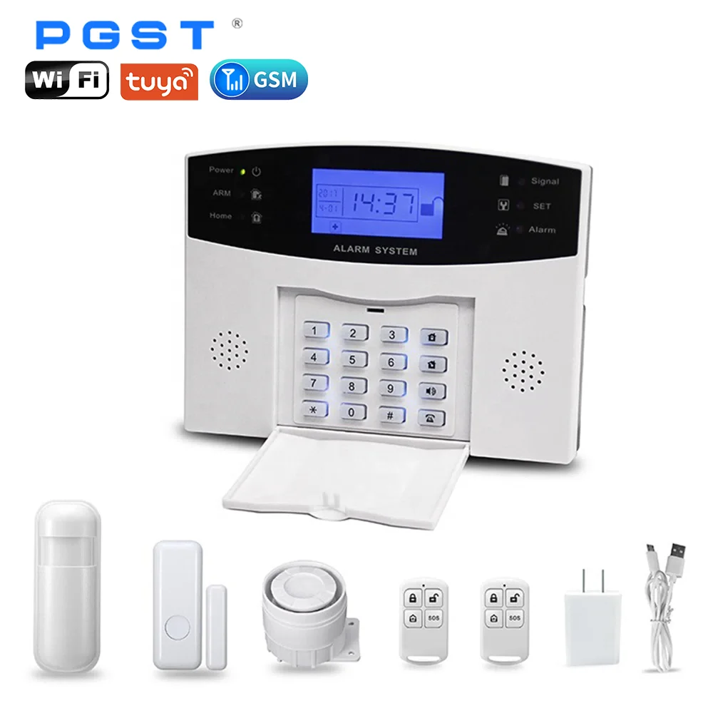 Pgst Pg-500 Mobile App Gsm Wifi Intelligent Intruder Anti Theft Home ...