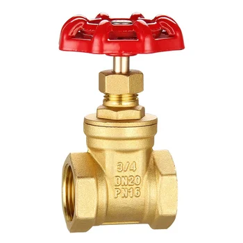 High Quality 1/2-2in Manual Rotary Brass Gate Valve Durable Household Engineering Wholesale Inventory