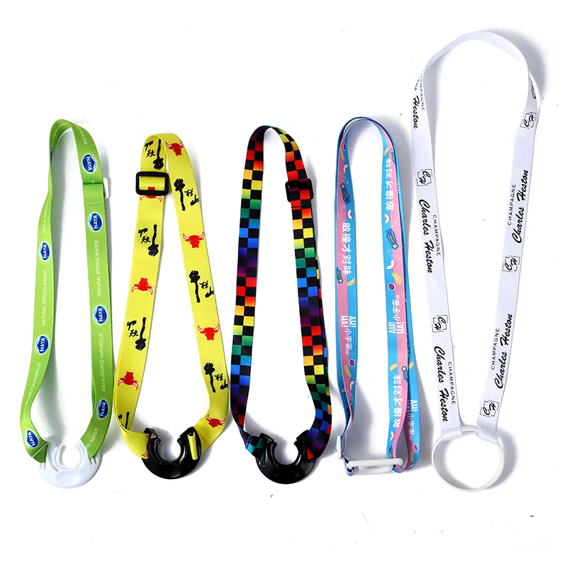 Water Bottle Cup Holder Lanyard Neck Strap Lanyard Custom Promotional ...