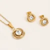 Gold rhinestone style