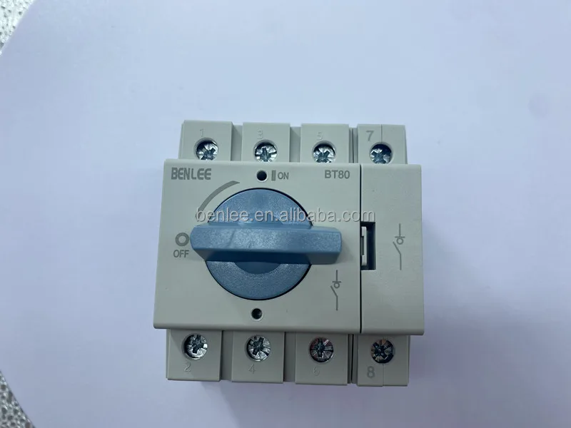 Industrial High Voltage Guangzhou Benlee Produce 80a 3/4p Onoff