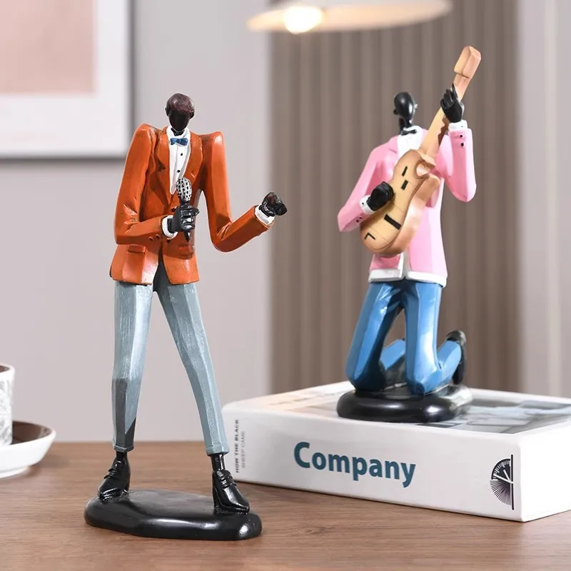 Vintage Jazz Band Ornaments - Creative Music Figures