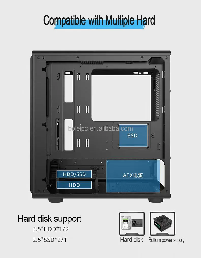 Gaming PC Desktop Computer Intel Core I7 I5 3.70GHZ 16GB Ram 512GB SSD ...