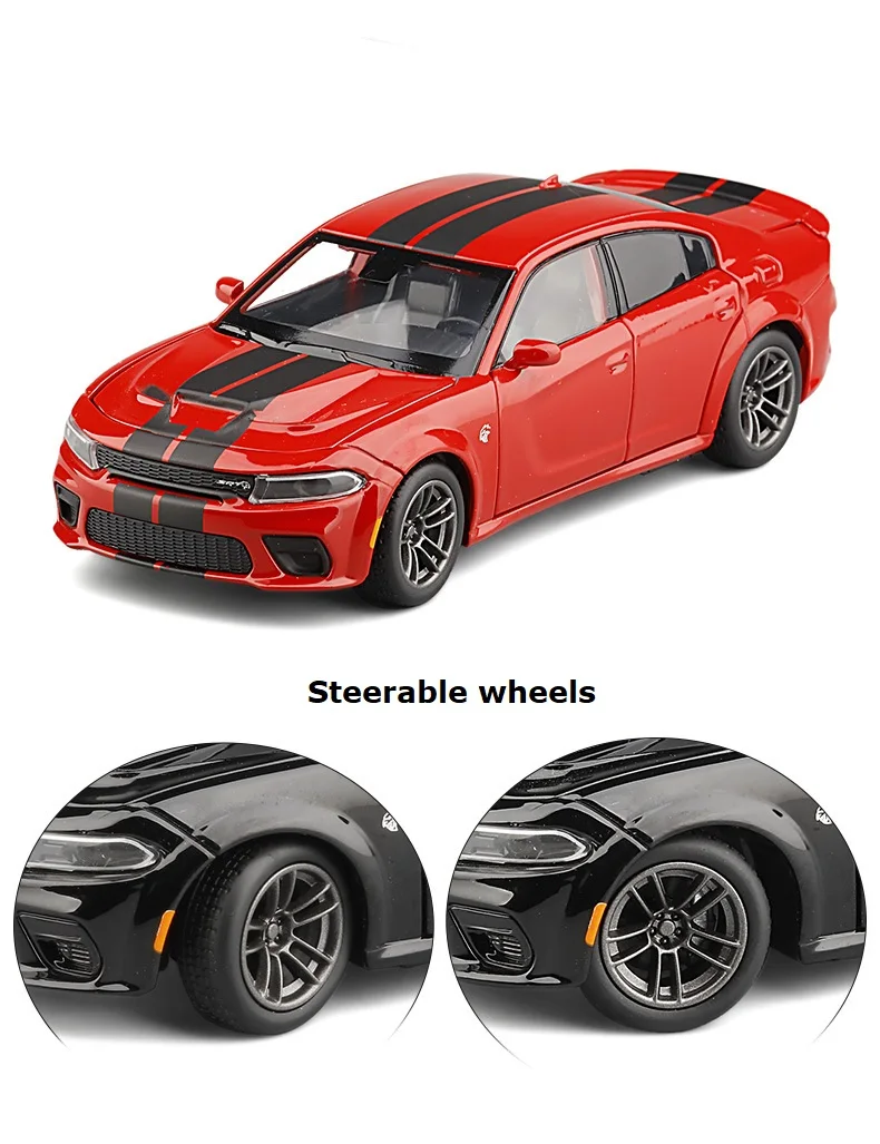 Dodge Charger SRT Diecast 1/32 Scale Alloy Pull Back Car