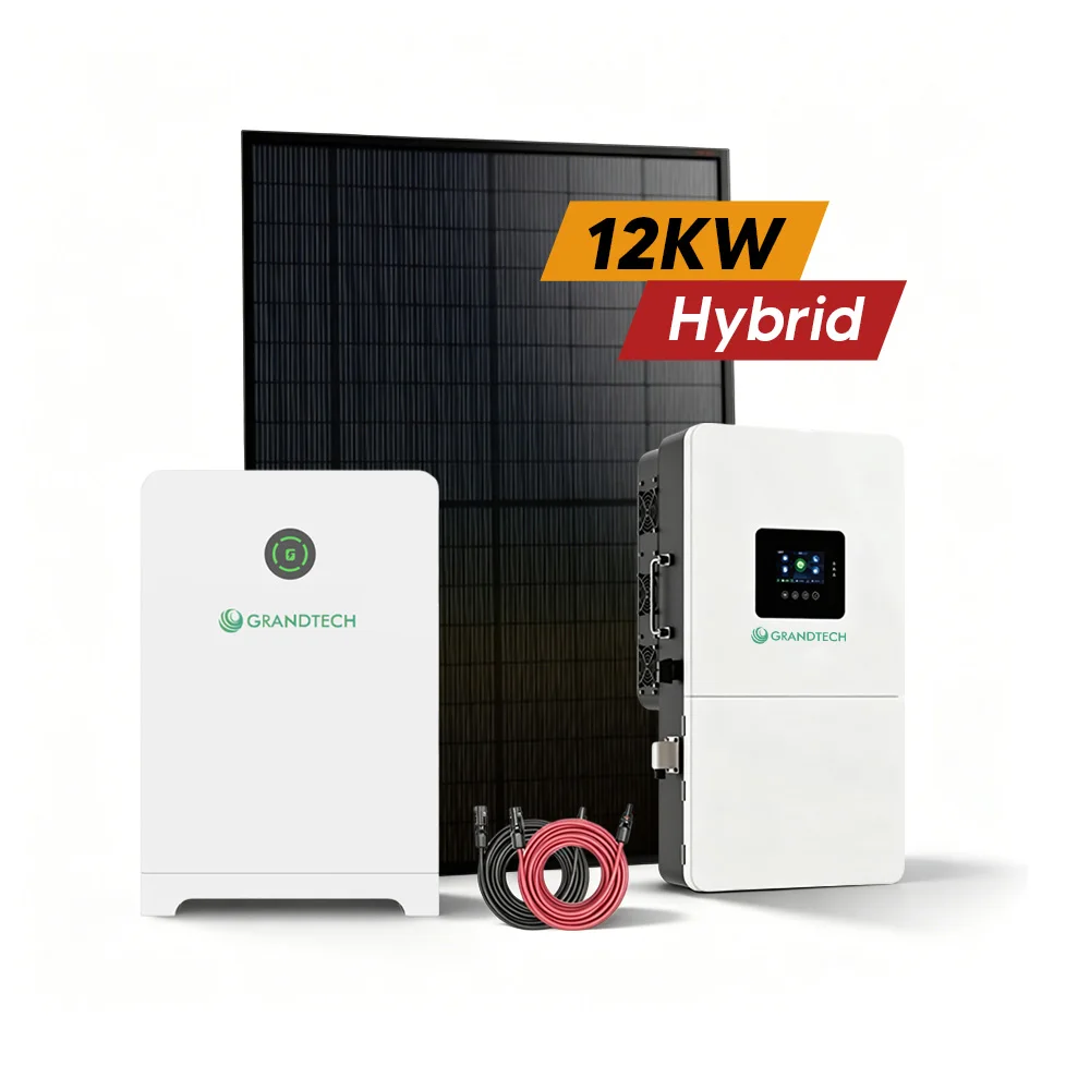 Gorau System Storio Energi Cymysgeddol 5kW 8kW 10kW 12kW System Haul 10kW Set Cyflawn Paneli Haul Is-gwifrau