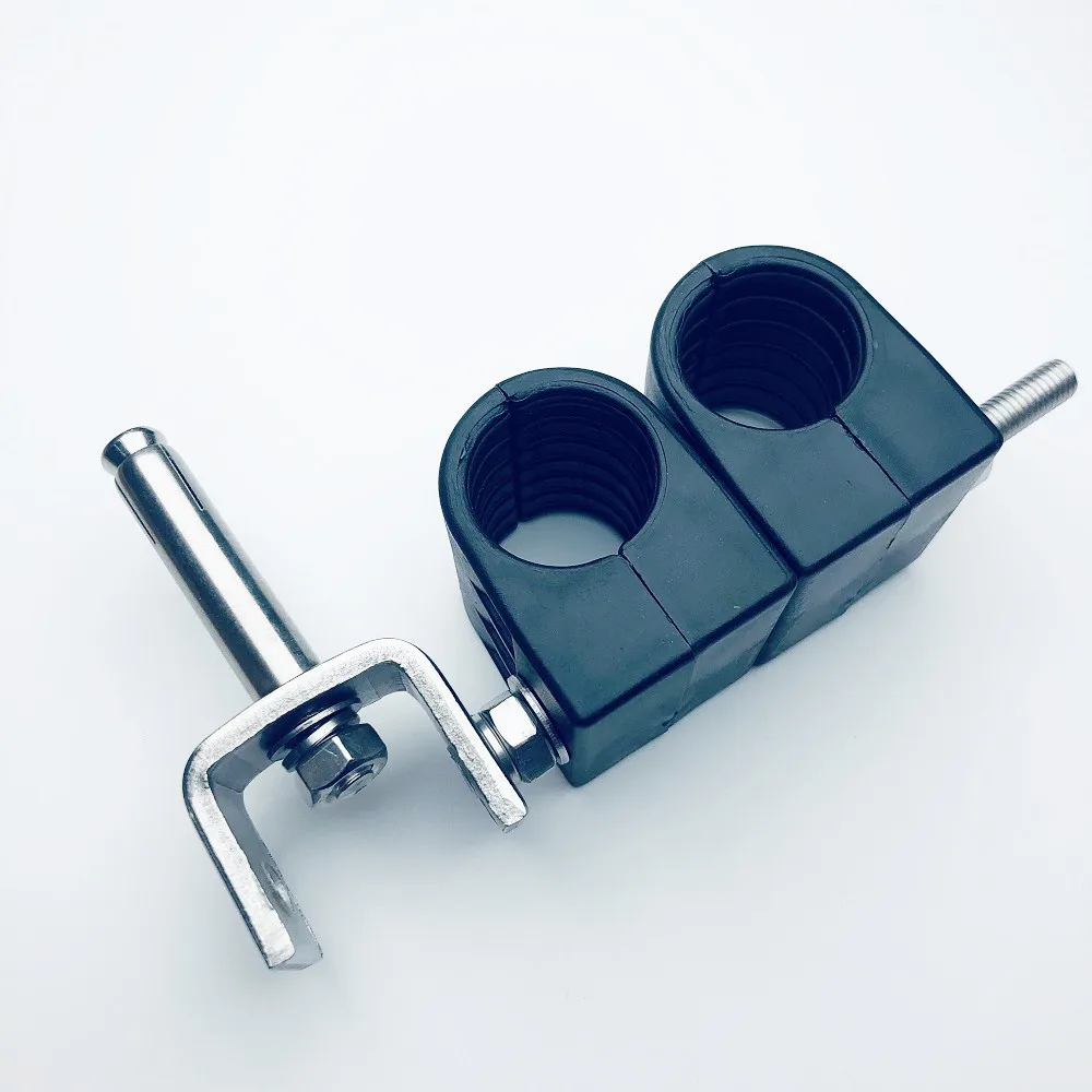 Wall attachment 7/8 two way feeder cable clamp,1/4 1/2 7/8 1-1/4 1-5/8 feeder cable clamp