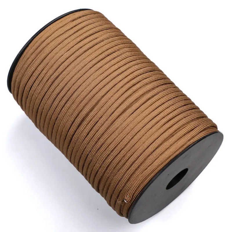 Paracord 4mm 9cores For Camping Climbing Rope,100m Spools Nylon Rope