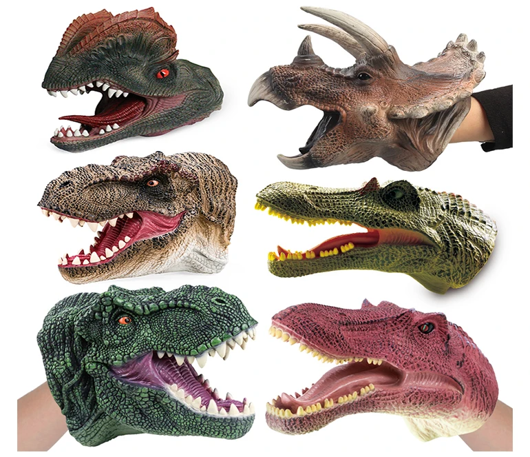 Wholesale Kids Gift Toys Realistic Animal Hand Puppet Toy Baby Dinosaur ...