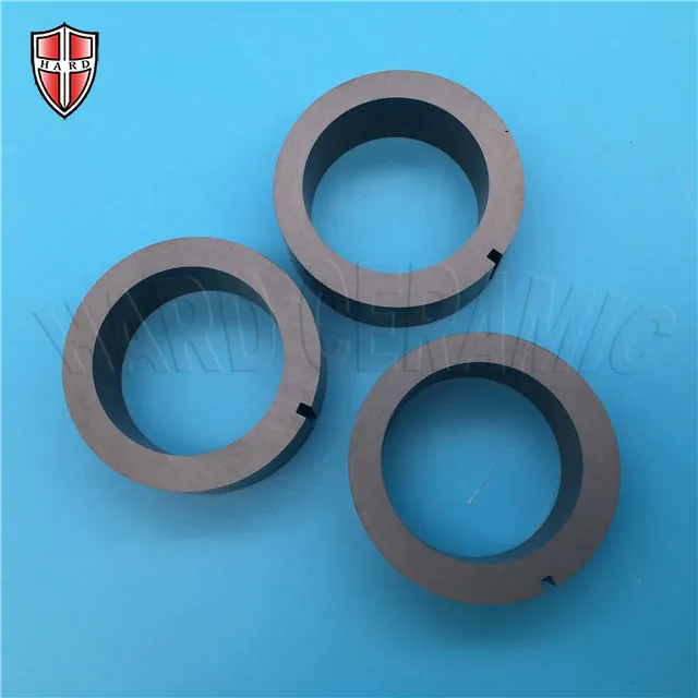 High Wear-resisting Silicon Carbide Ceramic Insulation Washer SiC Ceramic Sleeve