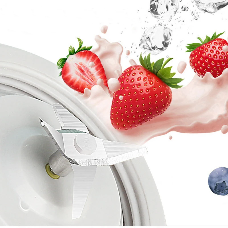 Juicer Blender Usb Charging Portable Blender Juicer Household Whisk Fruits Mixer Portable Juicer Smoothie Maker
