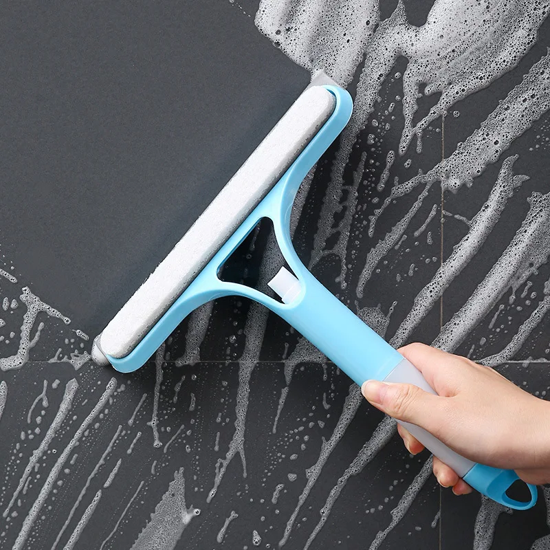 Glass Wiper Spray Mop Brush Glass Car Windshield Window Cleaner Windows Squeegee with Spray Bottle